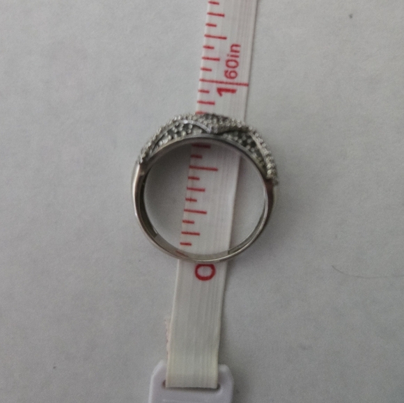 10k Gold Black & White Diamond Dome Ring - Picture 6 of 6